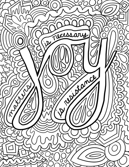 Color Me Free coloring book