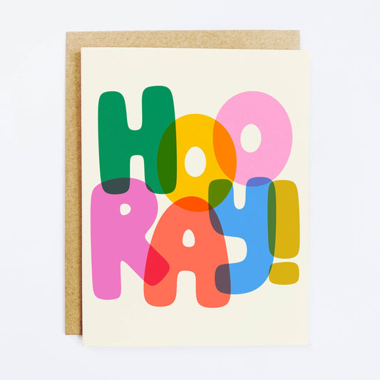 Hooray Greeting Card