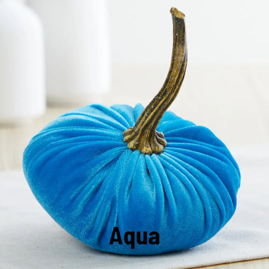 Blue Velvet Pumpkin