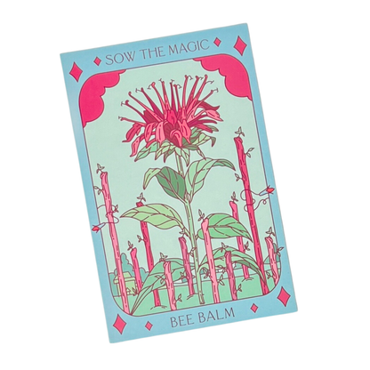 Bee Balm Tarot Seed Packet