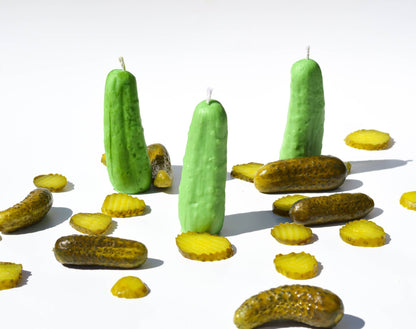 Pickle Pillar Candle