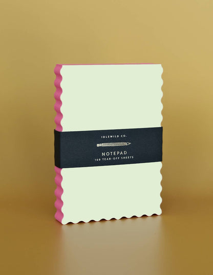 Mini Wave Shaped Notepad