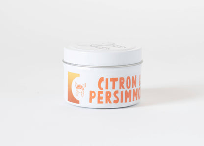 Citron + Persimmon Candle Tin