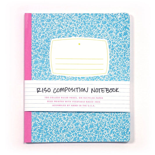Aqua Riso Composition Notebook
