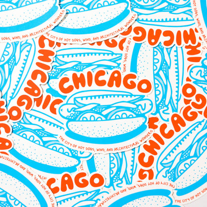 Chicago Hot Dog Sticker