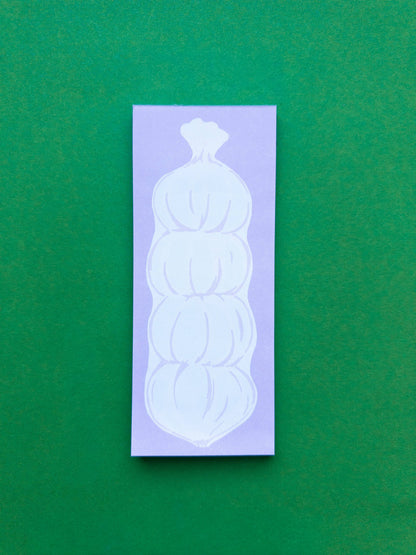 Garlic Memo Pad