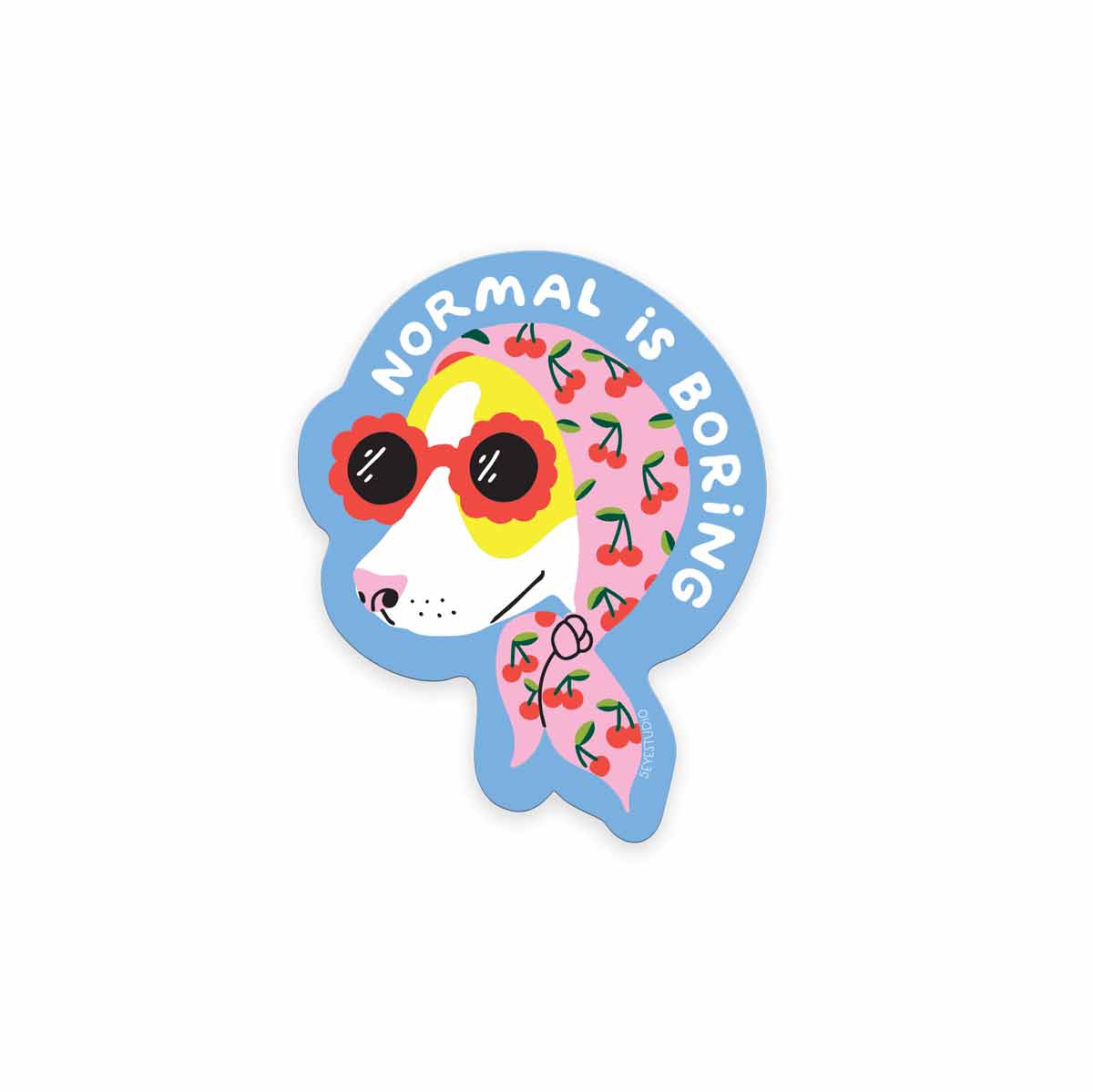 Normal is Boring Vinyl Sticker