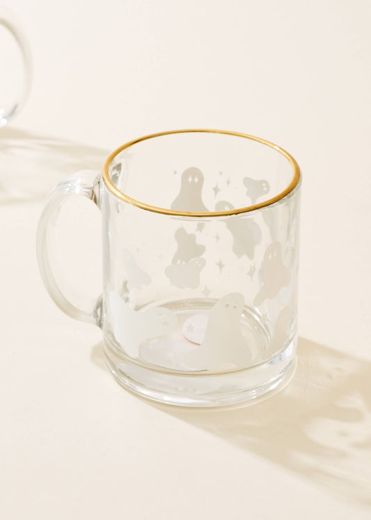 Starlight Ghost Clear Glass Mug