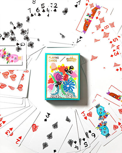 Big Floral Playing Cards