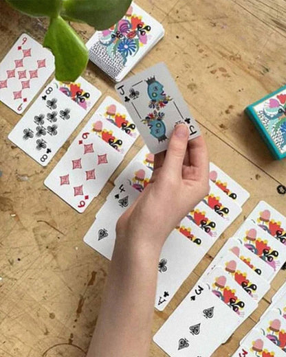 Big Floral Playing Cards