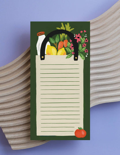 Grocery Bag Magnetic Notepad