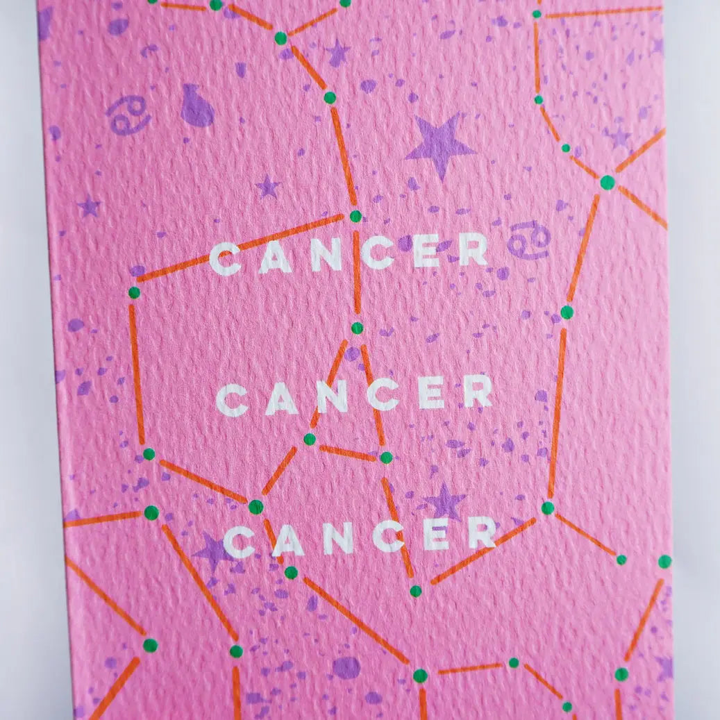 Cosmic Cancer Birthday Card