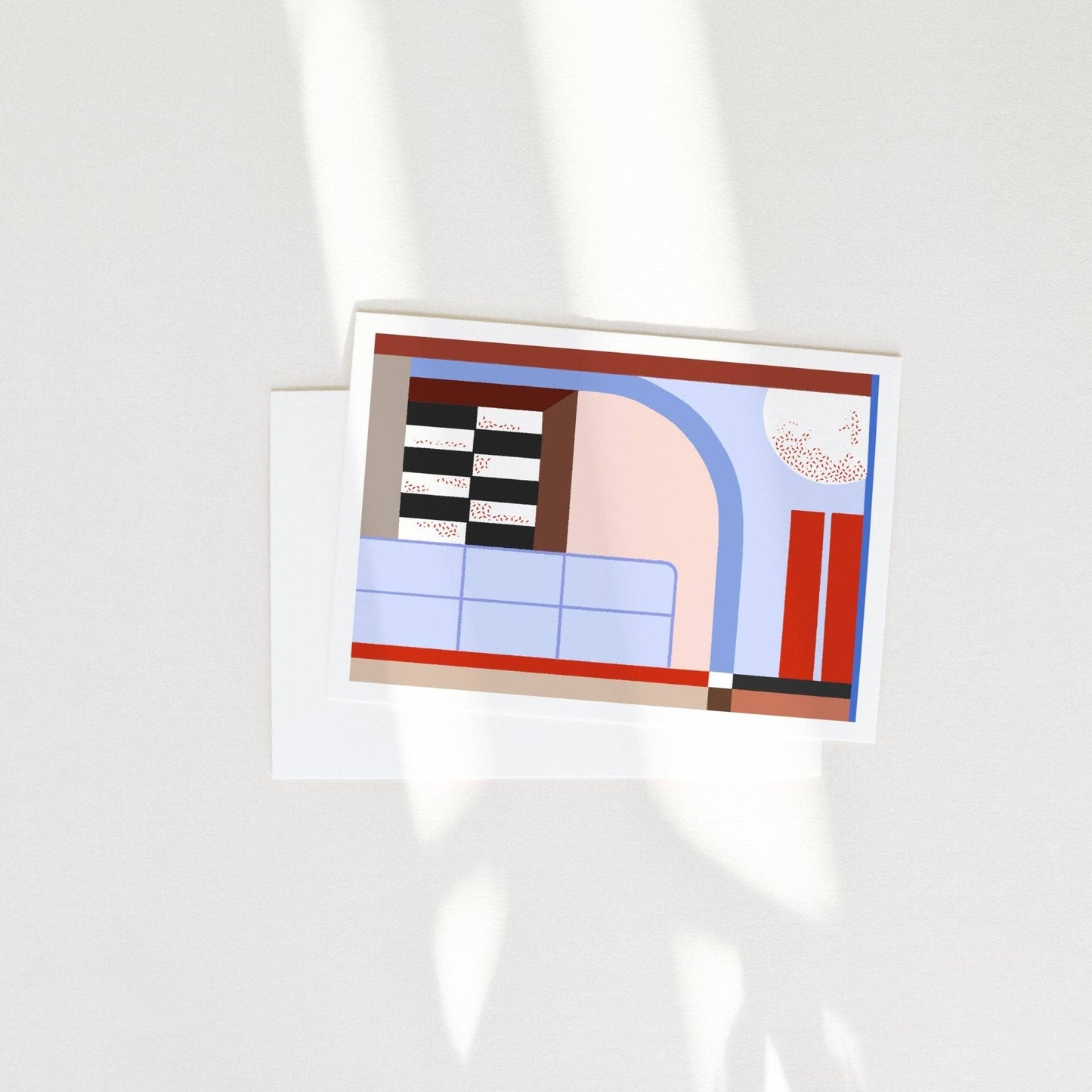 Geometric Art Postcard