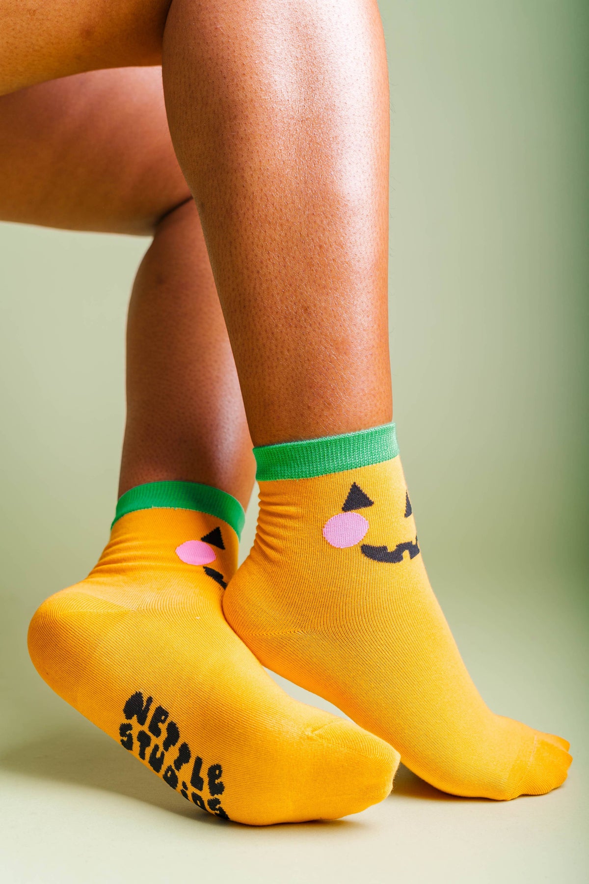 Jack O' Lantern Ankle Socks