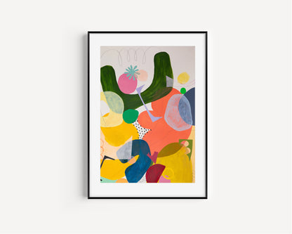 Confetti Moments Framed Art Print