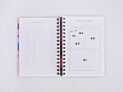 Athens Hard Cover Undated Weekly Planner