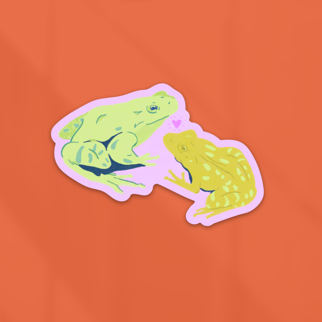 Frog Friends Sticker