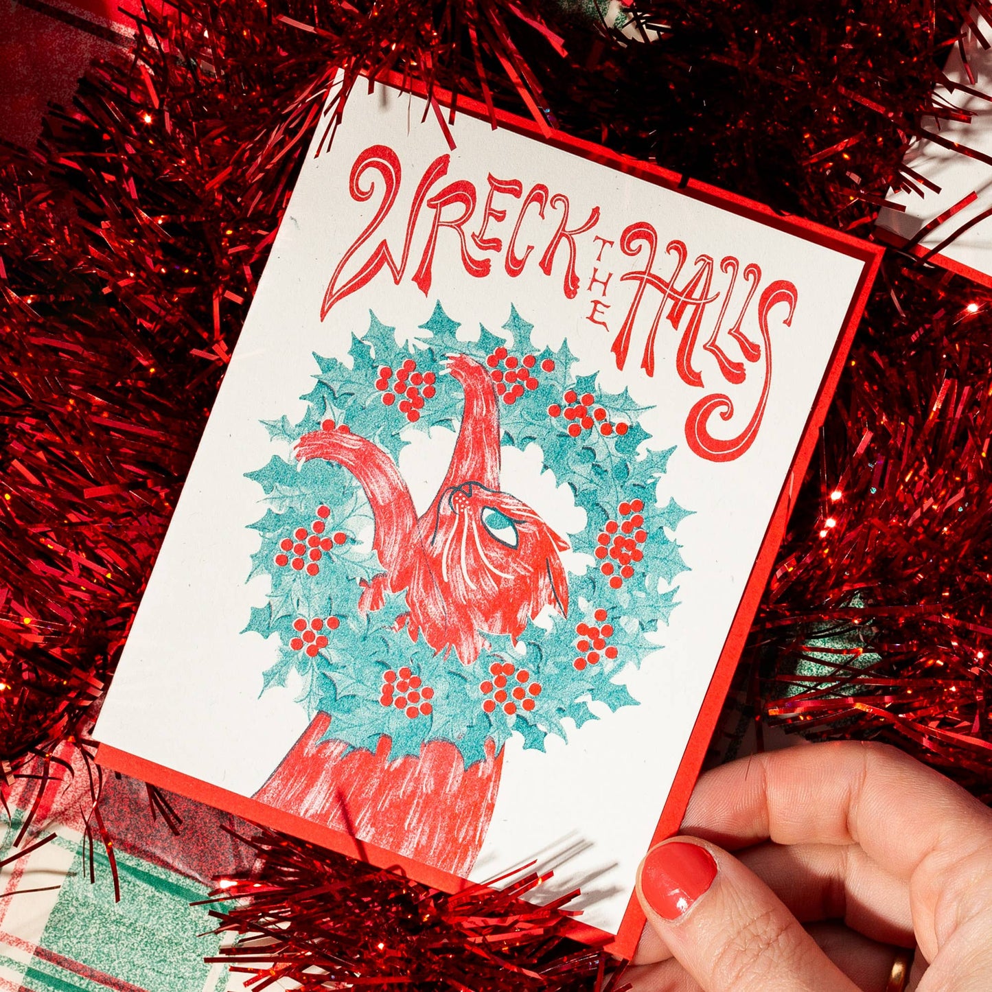 Wreck the Halls Card