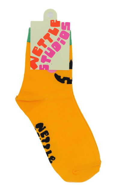 Jack O' Lantern Ankle Socks