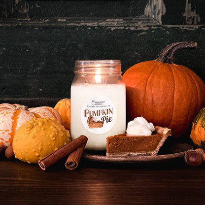 Pumpkin Pie Jar Candles
