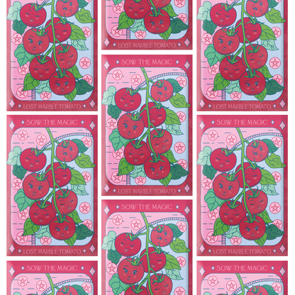 Lost Marbles Tomato Tarot Seed Packet