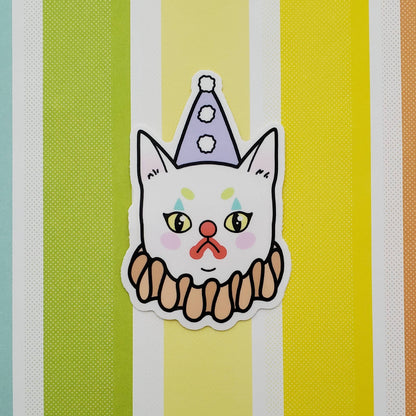 Clown Kitty sticker