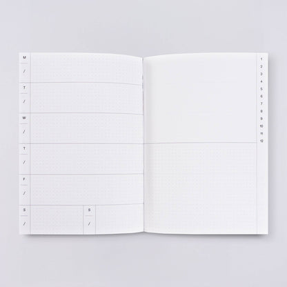 Osaka Undated Weekly Planner Book