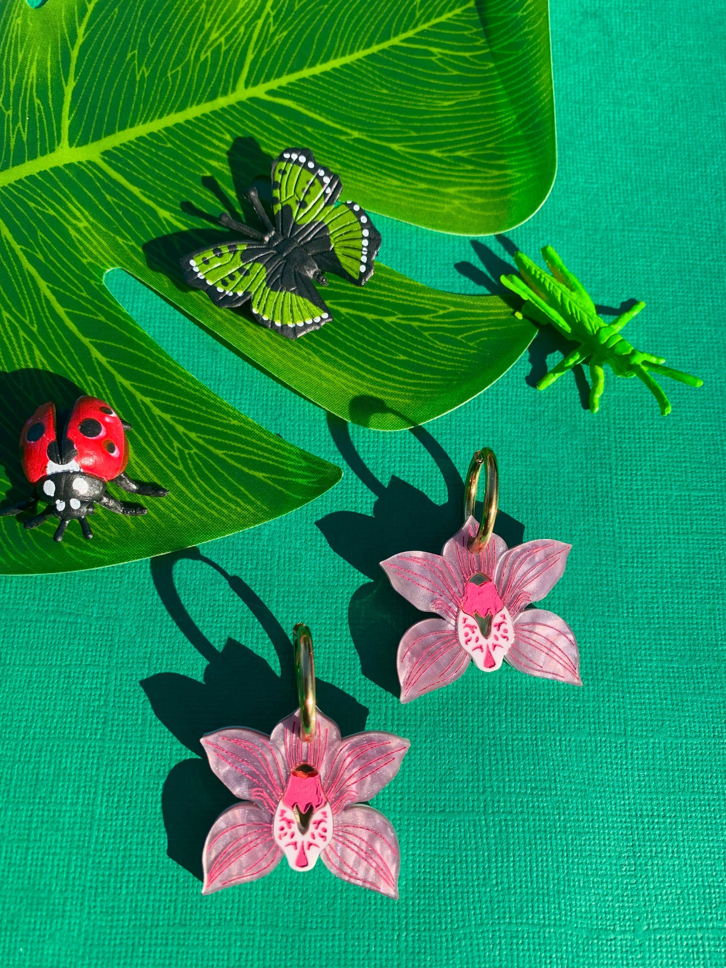 Orchid Earrings