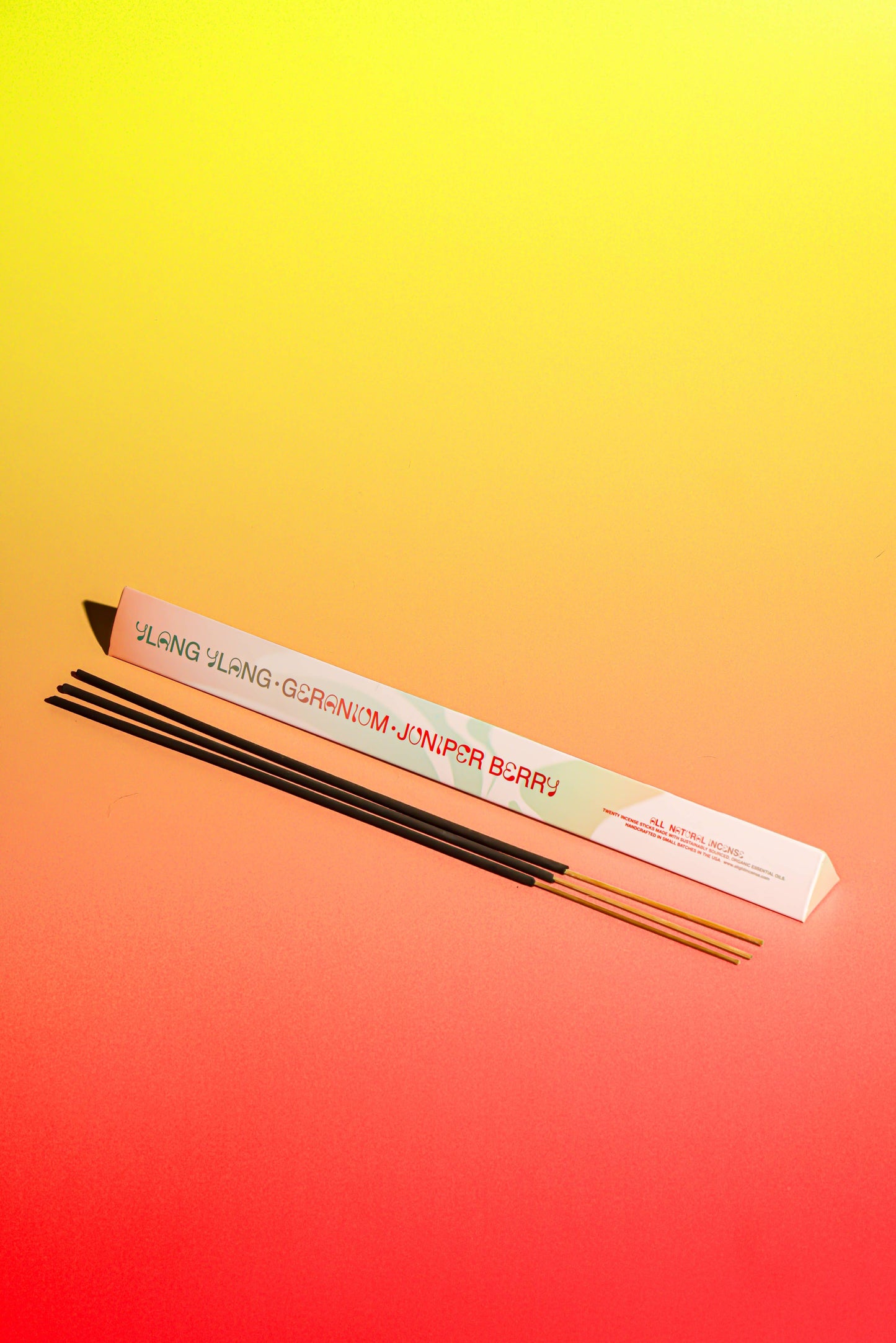 Ylang Ylang & Geranium & Juniper Berry Incense