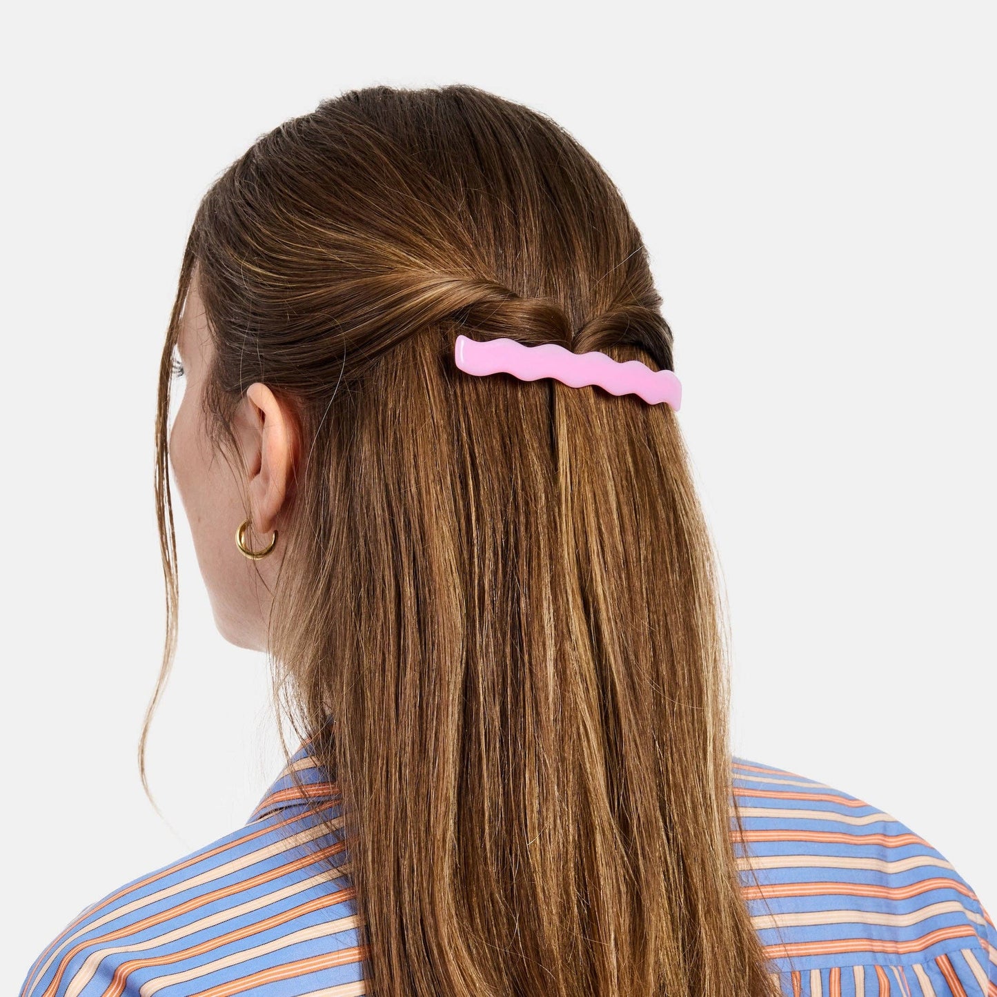 Lilac Skinny Wave Barrette