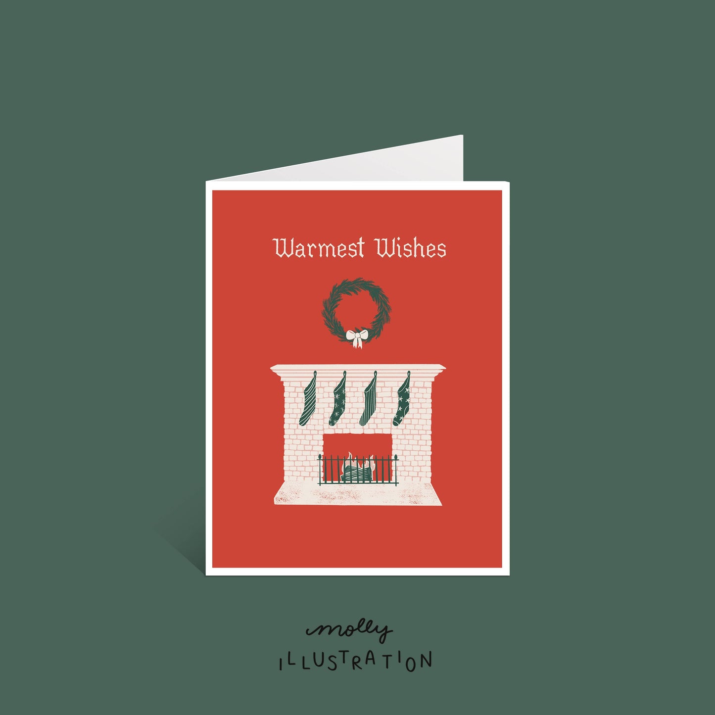 Warmest Wishes Christmas Card