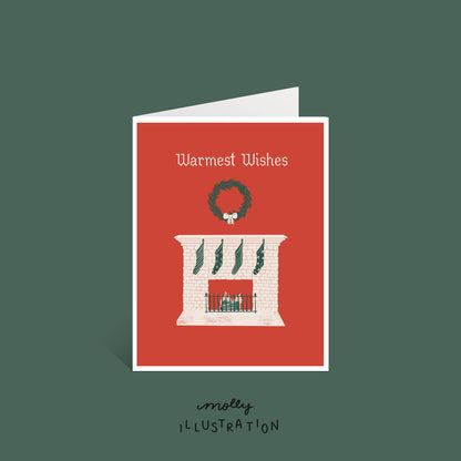 Warmest Wishes Christmas Card