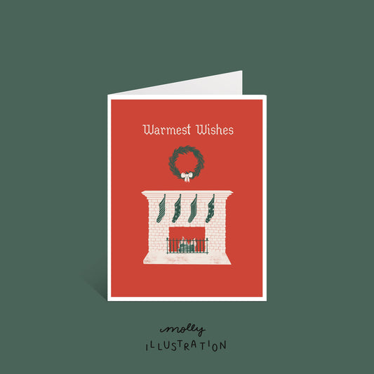 Warmest Wishes Christmas Card