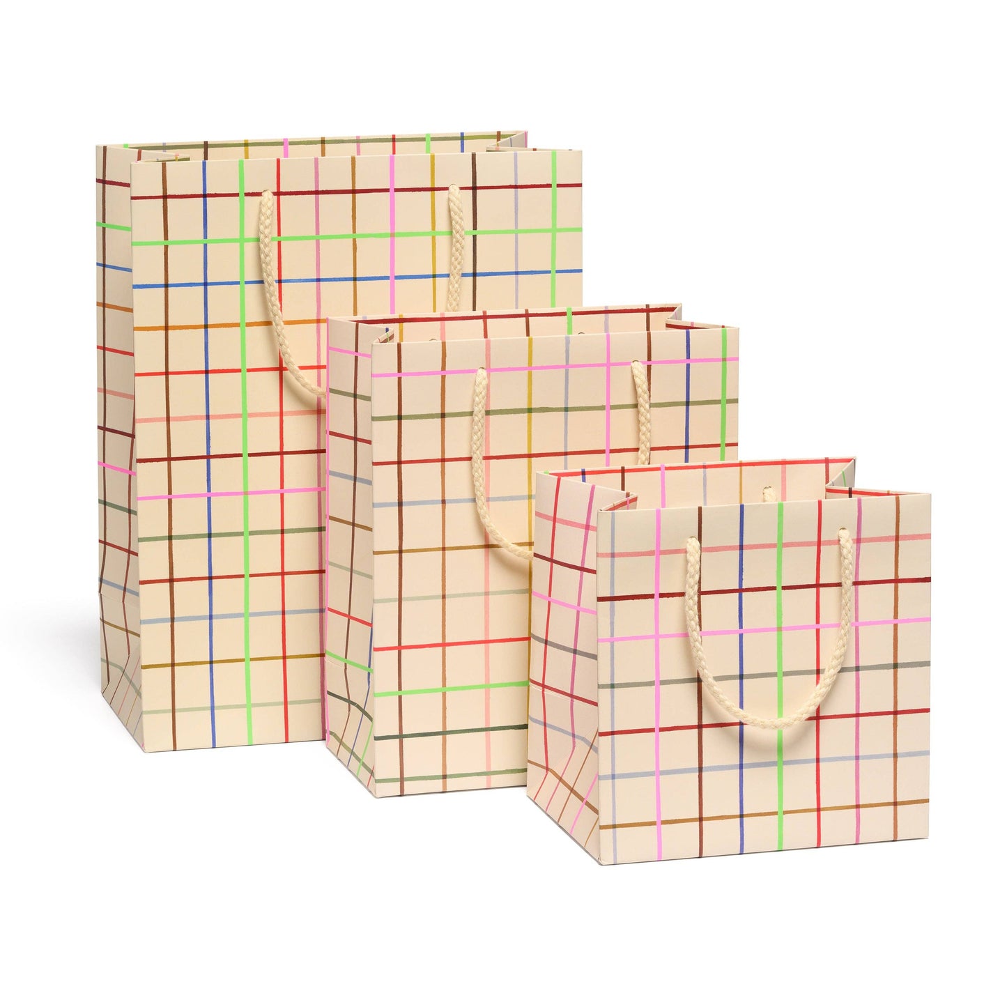 Color Grid Gift Bag