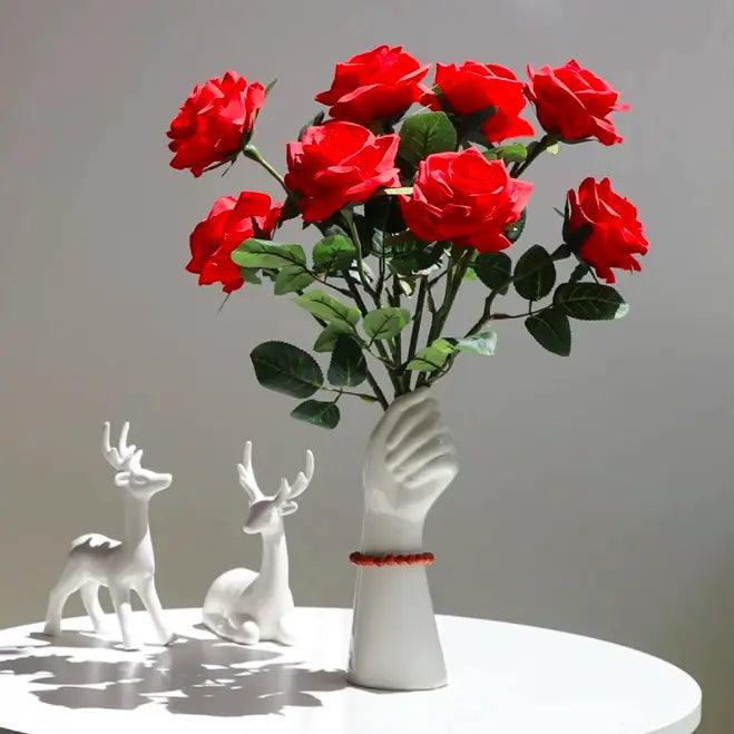 Ceramic Hand Shape Vase