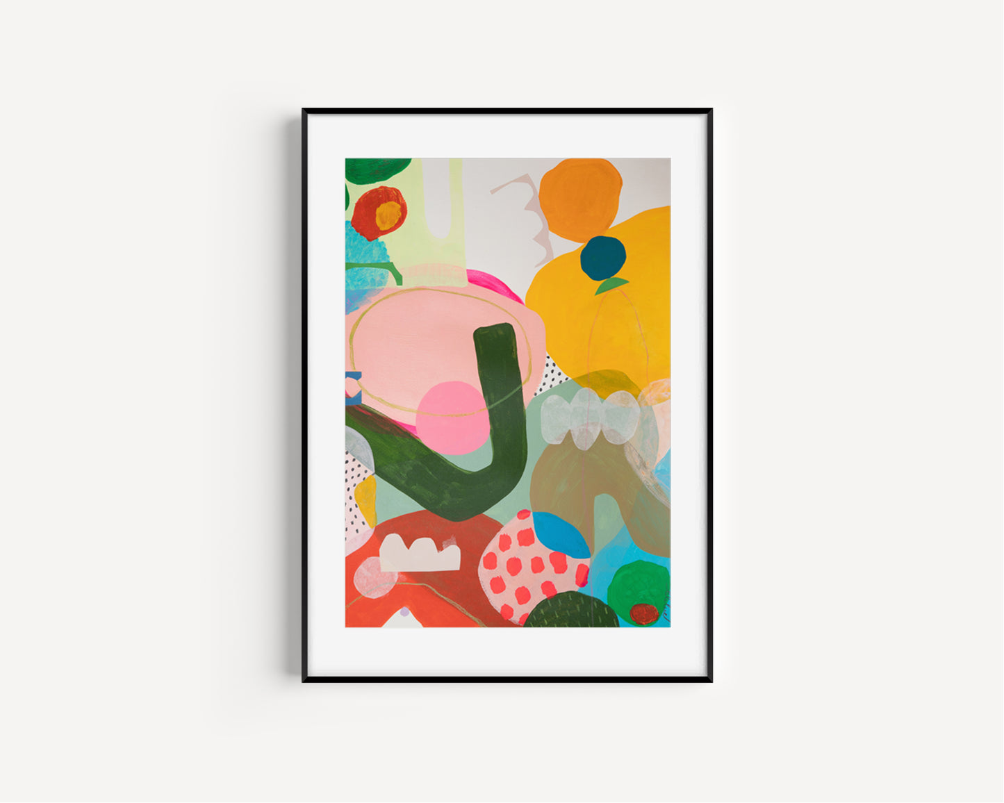 Highs and Lows Framed Art Print