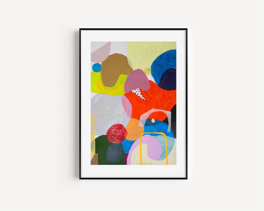 Lost in My Thoughts Framed Art Print