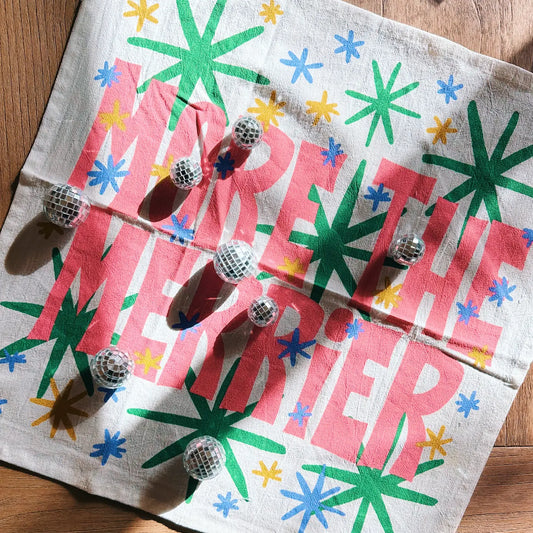 More the Merrier Tea Towel