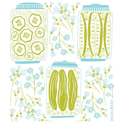Pickles + Petals Tea Towel