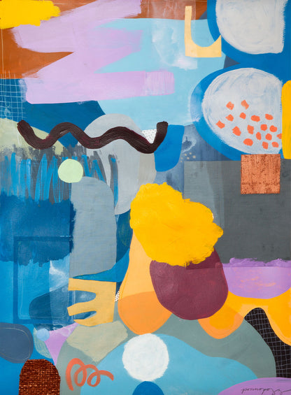 "North Shore Line" Original Painting - FREE SHIPPING