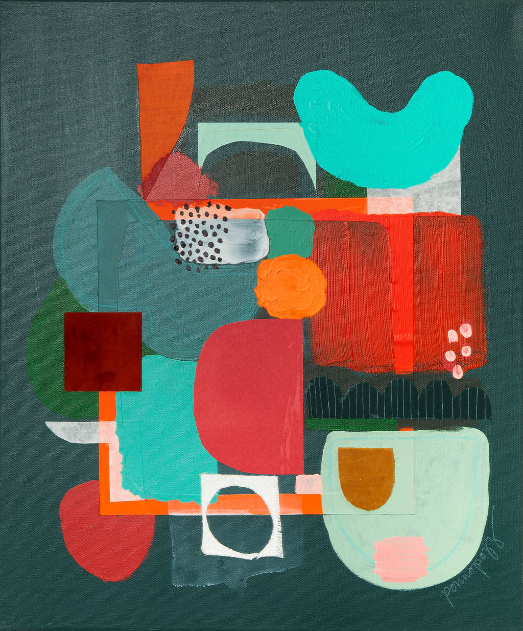 "Chicago Transit Authority" Original Painting - FREE SHIPPING