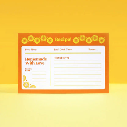 Daisy Pyrex Inspired Recipe Cards