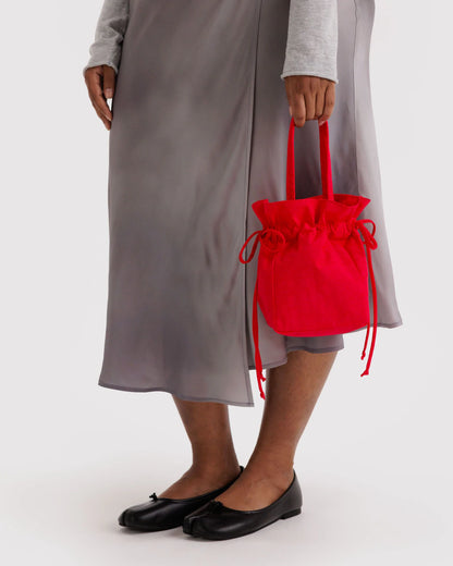 Candy Apple Nylon Drawstring Bag