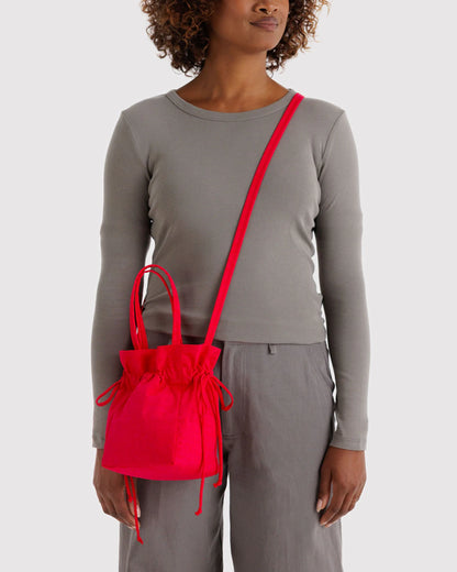 Candy Apple Nylon Drawstring Bag