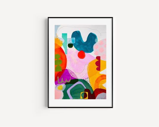 The Feelings Pass Framed Art Print