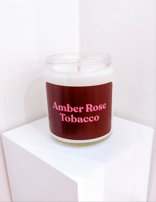 Amber Rose Tobacco Candle