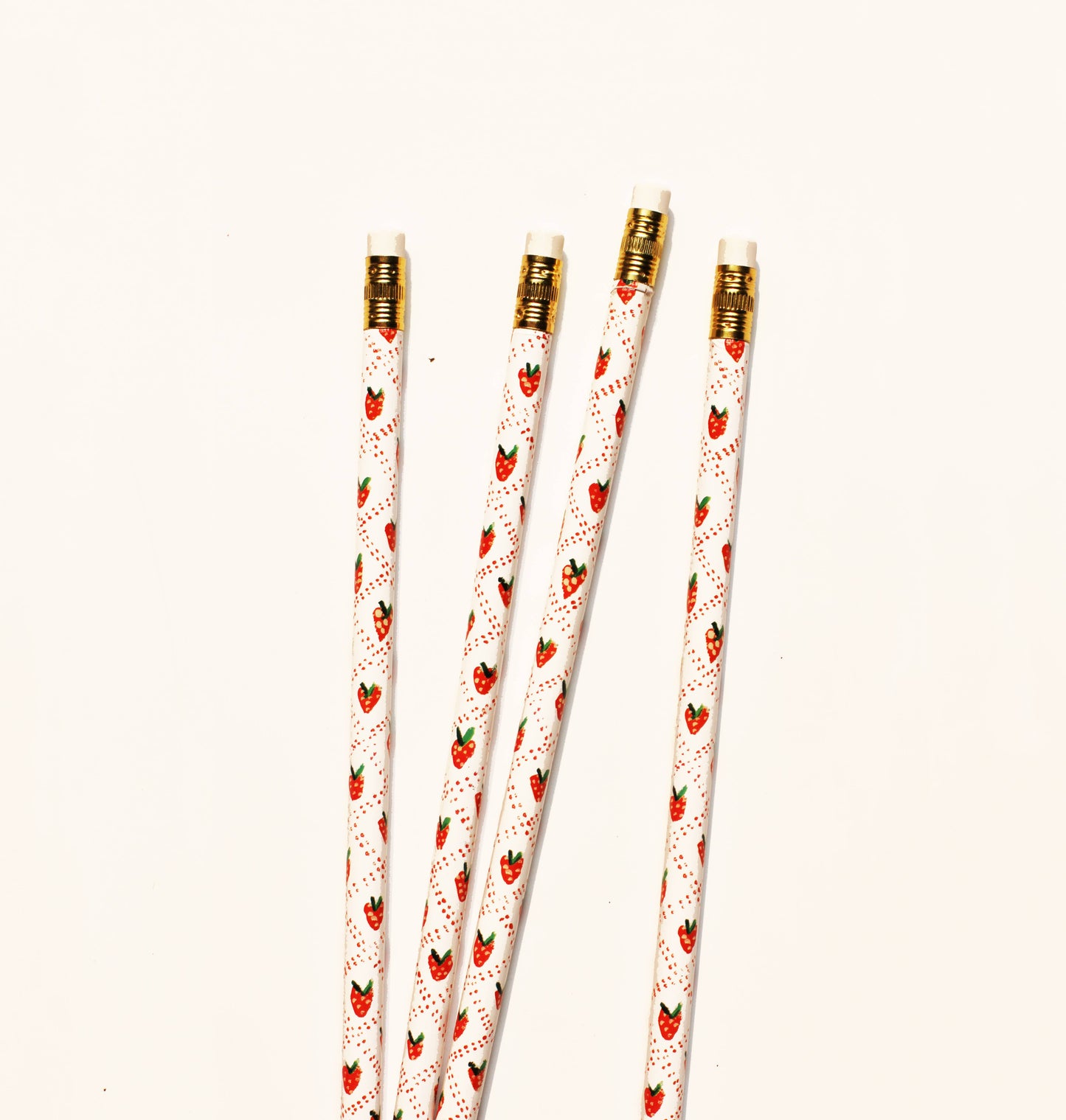 Strawberry Pencils (Set of 4)