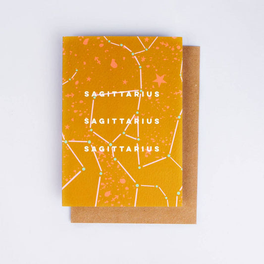 Cosmic Sagittarius Birthday Card