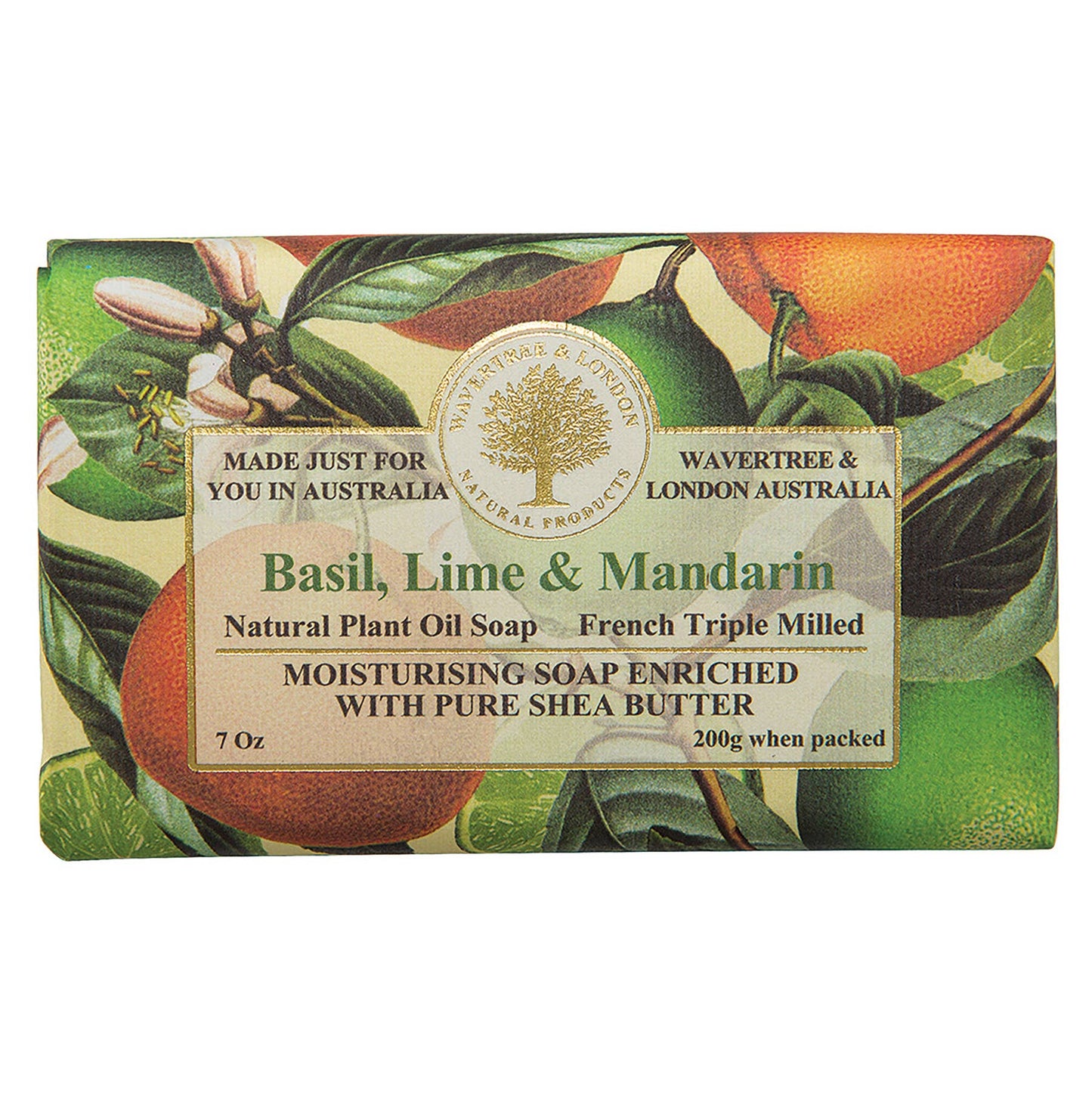 Basil, Lime & Mandarin Soap