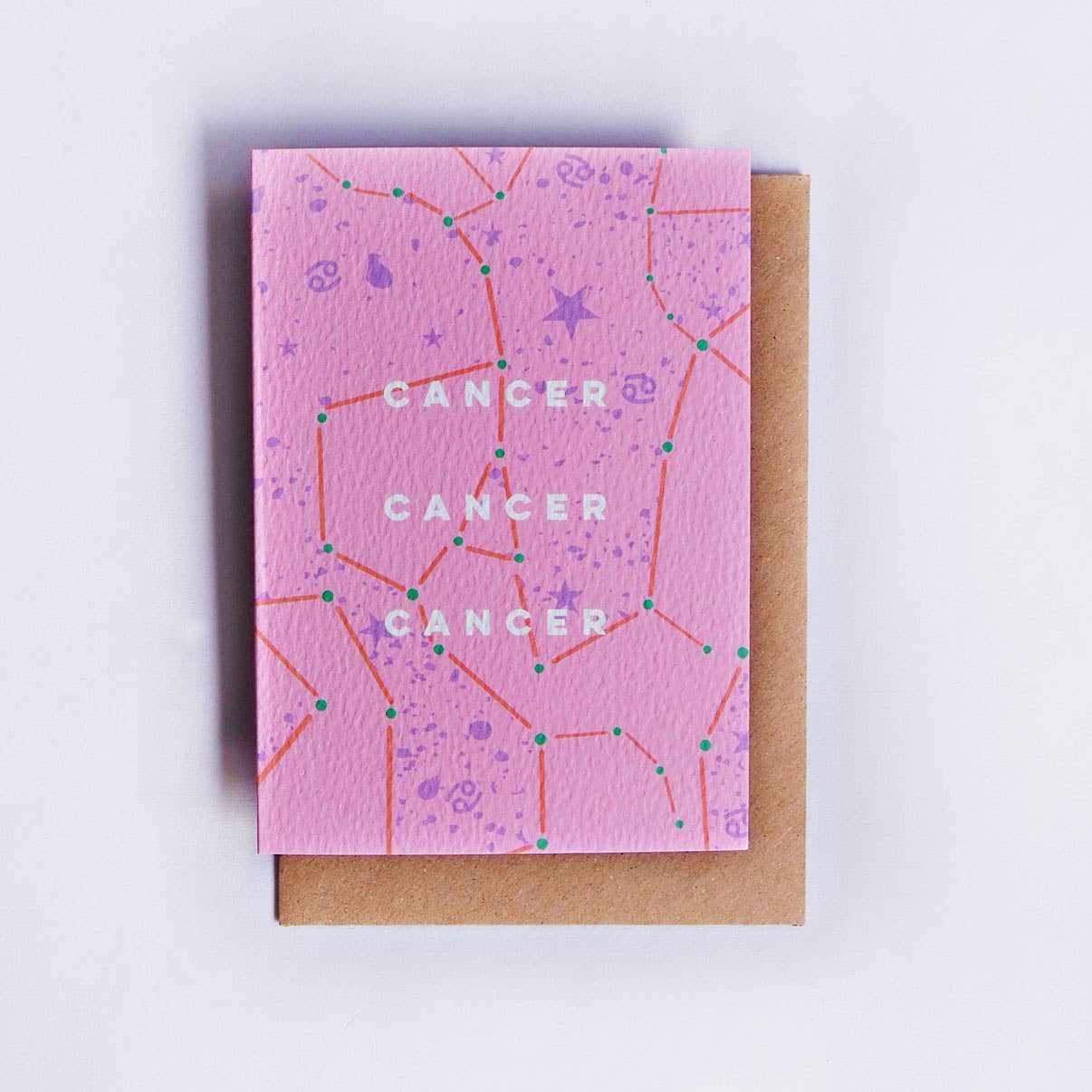 Cosmic Cancer Birthday Card